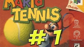 Mario Tennis Part 1 N64 Multiplayer Mayhem [upl. by Cutcheon799]