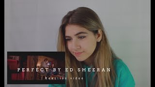 Ed Sheeran Perfect Official Music Video Reaction  Karolaine [upl. by Leiuqese]