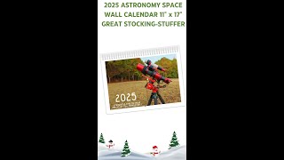 Astronomy Space 2025 Wall Calendar astrophotography astronomy holidaygifts 2025 space [upl. by Aleira]