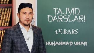 Tajvid darslari  14  Mad turlari  Muhammad Umar [upl. by Aronael144]