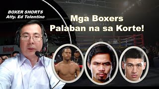 MGA BOXERS PALABAN NA SA KORTE [upl. by Iaht]