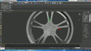 Modeling a Car Rim in 3ds Max pt 2  lesson 7 [upl. by Atiuqahc771]