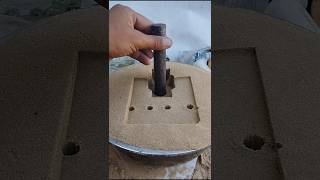 satisfying pottery experiment ceramic crushing diypottery فن من صهر المعادن صب [upl. by Keyser]