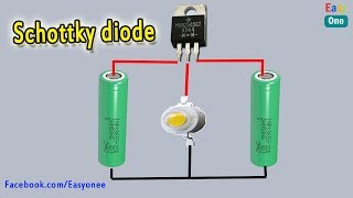 How to connect Schottky diode  How to Test Schottky diode [upl. by Carl]