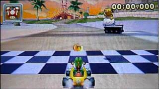 Mario Kart 7 Glitch on Wuhu Mountain Loop Maka Wuhu [upl. by Oinotla]