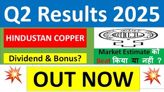 HINDUSTAN COPPER Q2 results 2025 HINDCOPPER results today  HINDUSTAN COPPER Share News HINDCOPPER [upl. by Merrili]