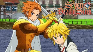 Meliodas VS Bellion FULL FIGHT SCENE  Seven Deadly Sins  Nanatsu no Taizai [upl. by Eaneg]