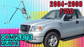 How to replace Window regulator diy complete guide Ford F150 20042008 [upl. by Dunstan]