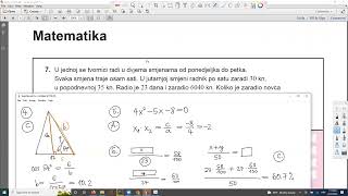 2021 jesen  Matematika A razina  Državna matura [upl. by Ignace]