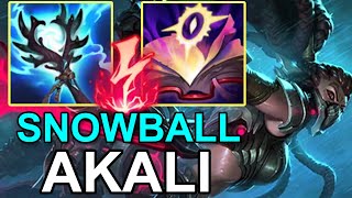 LOL CN BEST AKALI  Beifeng Akali vs Leblanc Plat2  Challenger Akali Gameplay S1420 [upl. by Lledor]