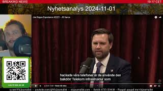 Nyhetsanalys 20241101  PENGAR amp TELEKOM [upl. by Gearhart]