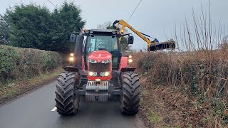 2022 hedgecutting bomford hawk 65t [upl. by Schaffer]