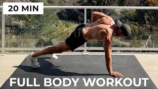 20 Minute Full Body Workout No Equipment [upl. by Sand]