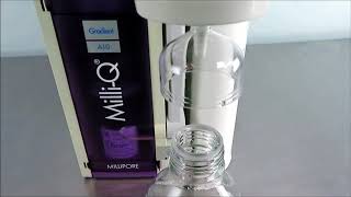 Millipore Milli Q Gradient A10 Water Purification System [upl. by Ressay]