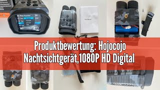 Produktbewertung Hojocojo Nachtsichtgerät1080P HD Digital Infrarot Nachtsicht Fernglas 300m Reichw [upl. by Field315]