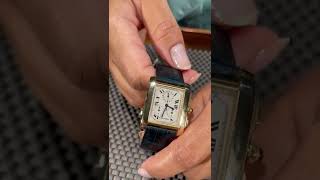 Cartier Tank Francaise Chronoflex 18K Yellow Gold Mens Watch W5000556 Review  SwissWatchExpo [upl. by Elberfeld]