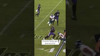 The biggest hit Derrick Henry ever got shorts nfl derrickhenry [upl. by Venice]