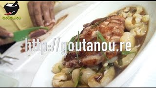 MAGRET CANARD AU LETCHI SAUCE AIGRE DOUCE par Christian ANTOU [upl. by Ranice]