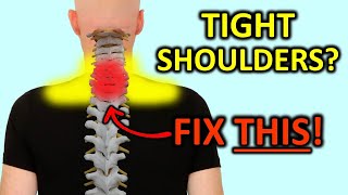 How To Relieve Tight Neck And Shoulder Muscles FOR GOOD [upl. by Jung]