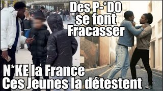 Ils lNSULTENT la France car ils sont matrixé 😕 des mecs piéges et tabassent des méchants monsieur 😬 [upl. by Teece]