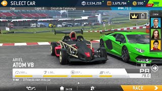 Ariel Atom V8 Onboard view in Real Racing 3 [upl. by Natek402]