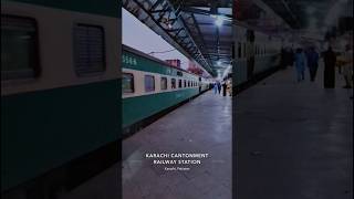 Karachi cantt station  Railway station karachi  Karachi cantt video 2024 train railway pakistan [upl. by Jarrett]