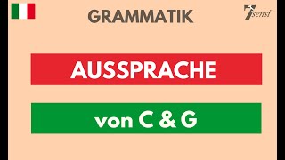 Italienisch lernen  Wiederholung 1  Aussprache von c und g im Italienischen [upl. by Enelyw136]