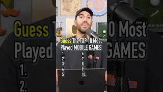 Too 10 Most Played Mobile Games Which Is Best shorts gaming mobilegame top10 guessinggame [upl. by Lanza]