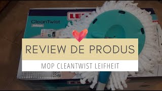 Review Set mop Clean Twist de la Leifheit [upl. by Auhsot]