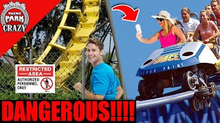 10 Things NOT To Do At A Theme Park [upl. by Eada600]