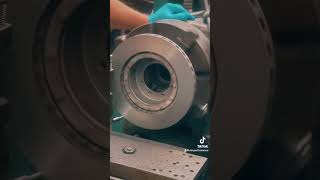 Brake disc refacing life work god machine rymachineshop machining letsgo [upl. by Anastasius]