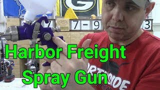 Harbor Freight HVLP Spray Gun Review [upl. by Rolando]