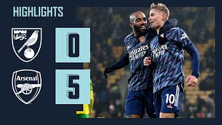 HIGHLIGHTS  Norwich vs Arsenal 05  Premier League  Lacazette Saka Smith Rowe Tierney [upl. by Au532]