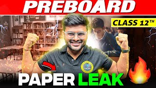 Class 12🔥 Preboard PAPER LEAKED⚠️ I Class 12 Maths Paper For School Exam I Pre Board Imp Questions [upl. by Devaj641]