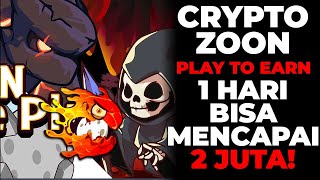 CRYPTOZOON  NFT GAME Play to Earn Fresh masih baru dan bisa CUAN 144 perhari [upl. by Lladnek]