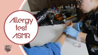 ASMR  Allergy Test  REAL PERSON  Medical exam  Unintentional [upl. by Esmerelda]