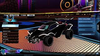 How to get an All Black Car in Rocket League Evample Car Design [upl. by Shellans]