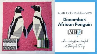 2021 Aurifil Color Builders African penguin [upl. by Anasxor]