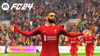 Liverpool Vs Nottingham forest  Ft Salah Luis Diaz  Premier League  Full Match  FC 24 [upl. by Gentille]