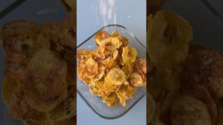 HOW TO MAKE PLANTAIN CHIPS foryou recipe fyp snacks satisfying easyrecipe plantains homemade [upl. by Catrina]