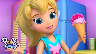 Polly Pocket Full Episodes Compilation  Crazy Ice Cream Splash  Kids Movies [upl. by Nyraa785]