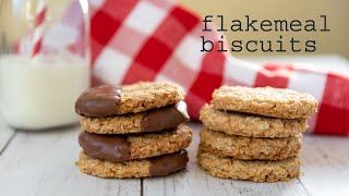 Flakemeal Biscuits  traybakes amp more [upl. by Faunia]