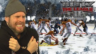 IT SNOWED WINTER FOOTBALL Blitz the League 2  3 [upl. by Willow]