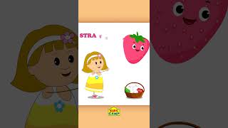 🍊 Learn Fruit Names With Elly 🍌 shorts fruitsforkids [upl. by Netsirhk]