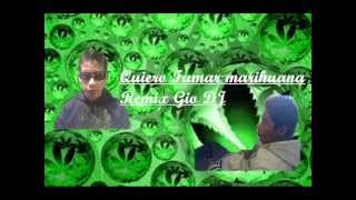 QUIERO FUMAR MARIHUANA REMIX GIO DJ [upl. by Goff]