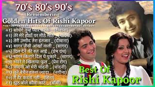 Hits of Rishi kapoor  80s 90s ke superhit gaane किशोर कुमारलता मंगेश्करमोहम्मद रफी के गाने [upl. by Tanah257]