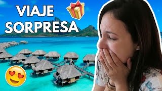 ESPOSO regala VIAJE SORPRESA a BORA BORA con un VIDEOJUEGO a ESPOSA 21 Mar 2017 [upl. by Adnoral]