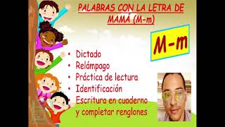 MÉTODO MINJARES CARRETILLAS Y PALABRAS CON LA LETRA DE MAMÁ [upl. by Irwin]