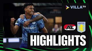 MATCH HIGHLIGHTS  AZ Alkmaar 14 Aston Villa [upl. by Noicpesnoc844]