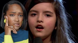 FIRST TIME REACTING TO  ANGELINA JORDAN SIT DOWN INTERVIEW amp UNCHAINED MELODY PERFORMANCE REACTION [upl. by Ruthy]